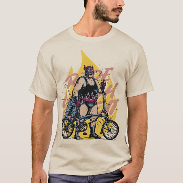 Camiseta Bicicleta plegable  (Anverso)