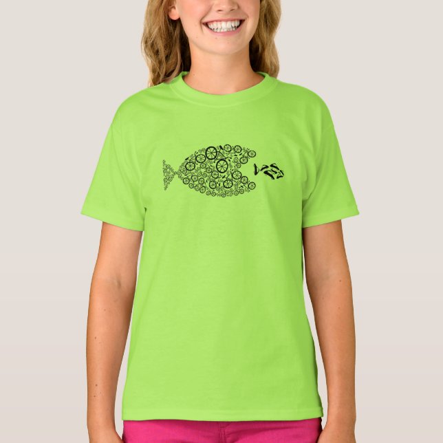 Camiseta Bicicleta que come los coches (Anverso)