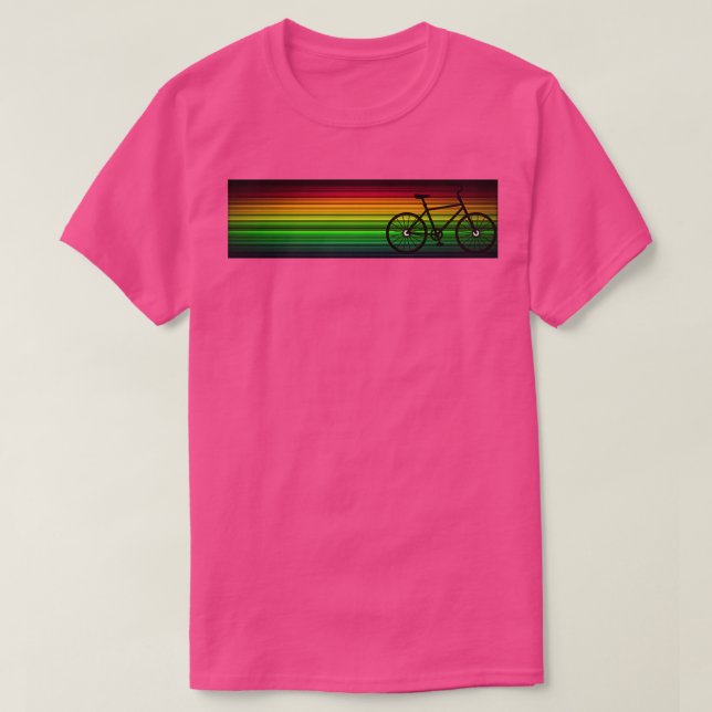 Camiseta bicicleta rasta (Diseño del anverso)