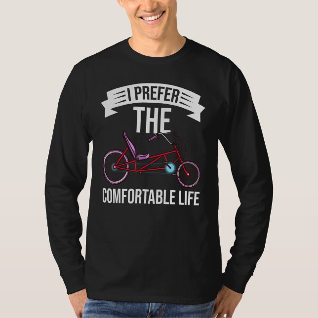 Camiseta Bicicleta Recumbent Bike Trike Biker 1 (Anverso)
