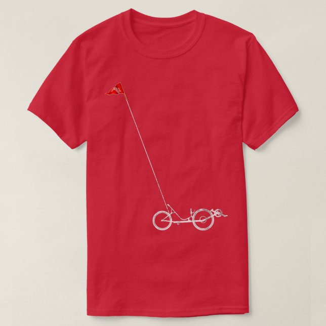 Camiseta Bicicleta reservada con indicador de seguridad (Diseño del anverso)