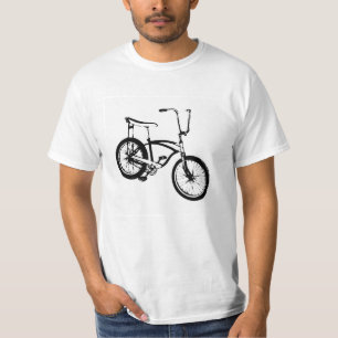 Camiseta Bicicleta retra - negro