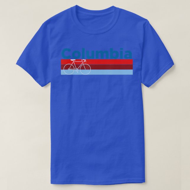 Camiseta Bicicleta retro Columbia Missouri (Diseño del anverso)