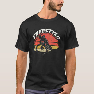 Camiseta Bicicleta Retro Freestyle Bmx Rider Bicycle Bmx