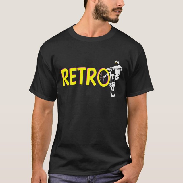 Camiseta Bicicleta Retro Mountain (Anverso)