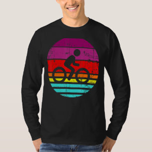 Camiseta Bicicleta Retro Vintage Sunset Summer Vacation