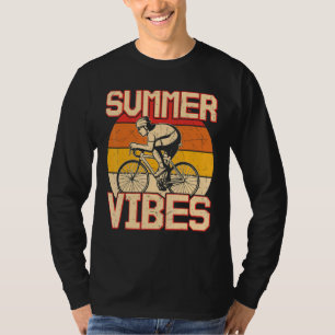 Camiseta Bicicleta Retro Vintage Vibes de verano Bicicleta