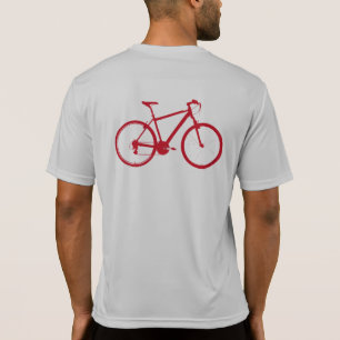 Camiseta bicicleta roja/bicicleta