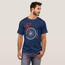 Camiseta Bicicleta roja y blanca