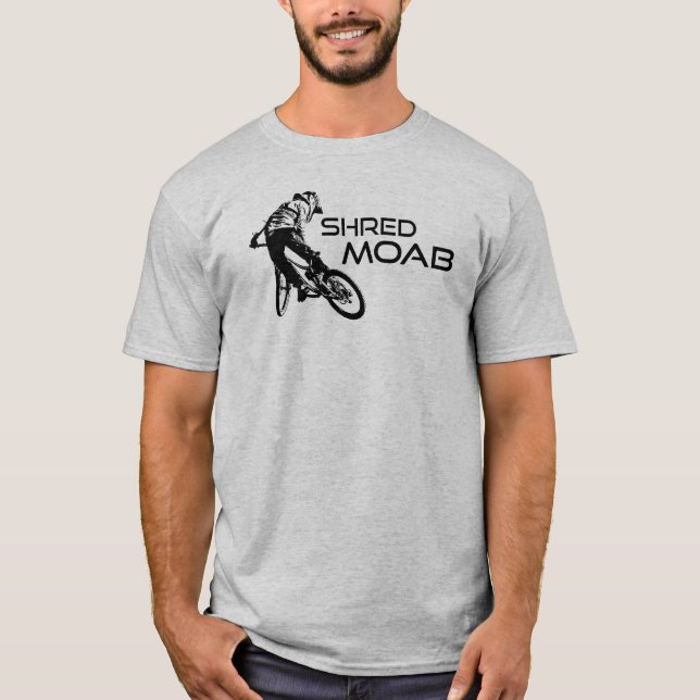 Camiseta Bicicleta Shred Moab Mountain (Anverso)