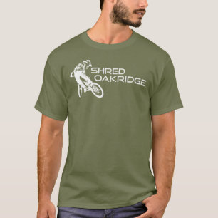 Camiseta Bicicleta Shred Oakridge Oregon Mountain
