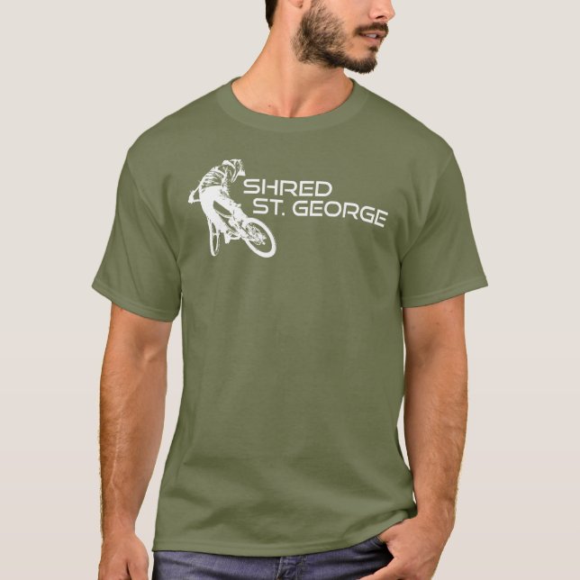 Camiseta Bicicleta Shred St. George Utah (Anverso)