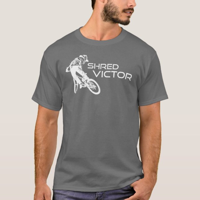 Camiseta Bicicleta Shred Victor Idaho (Anverso)