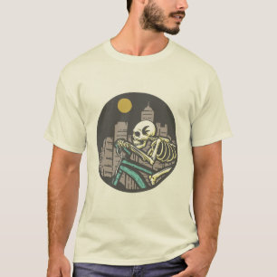 Camiseta Bicicleta Skeleton Riding