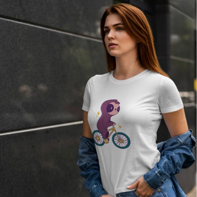 Camiseta Bicicleta Sloth Animal Riding (Subido por el creador)