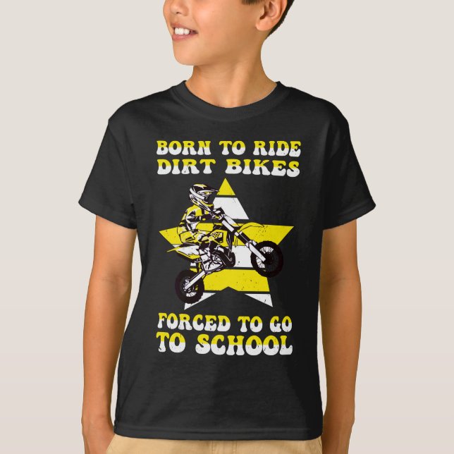 Camiseta Bicicleta Sucia De Guay Para Niños Motocross Sucio (Anverso)