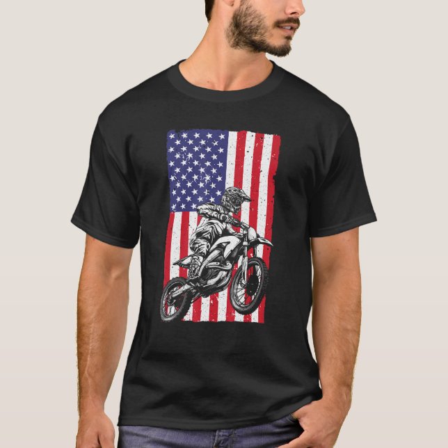 Camiseta Bicicleta Sucia Guay Para Hombres Mujeres Motocros (Anverso)