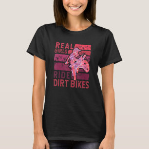 Camiseta Bicicleta Sucia Guay Para Mujeres Chicas Motocross