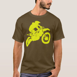 Camiseta Bicicleta sucia Motocross Yellow Bike Rider Regalo