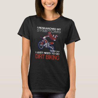Camiseta Bicicleta Sucia Para Hombres Graciosa Al Aire Libr