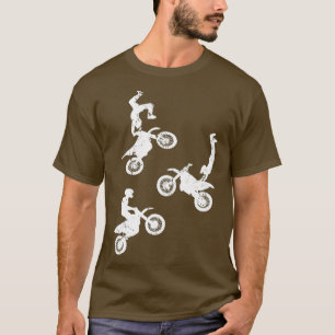 Camiseta Bicicleta Sucia Supercross Stunts Bike Wheelie