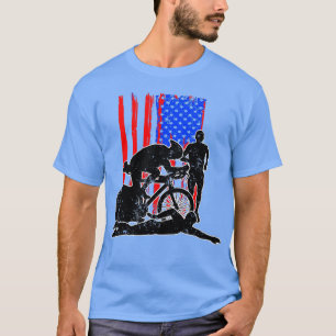 Camiseta Bicicleta Swift Run Triathlon Hobby Sport Game Gif