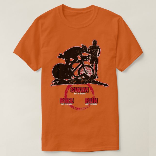Camiseta Bicicleta Swift Run Triathlon Hobby Sport Game Gif (Diseño del anverso)