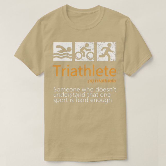 Camiseta Bicicleta Swift Run Triathlon Hobby Sport Game Gif (Diseño del anverso)