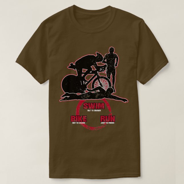 Camiseta Bicicleta Swift Run Triathlon Hobby Sport Game Gif (Diseño del anverso)
