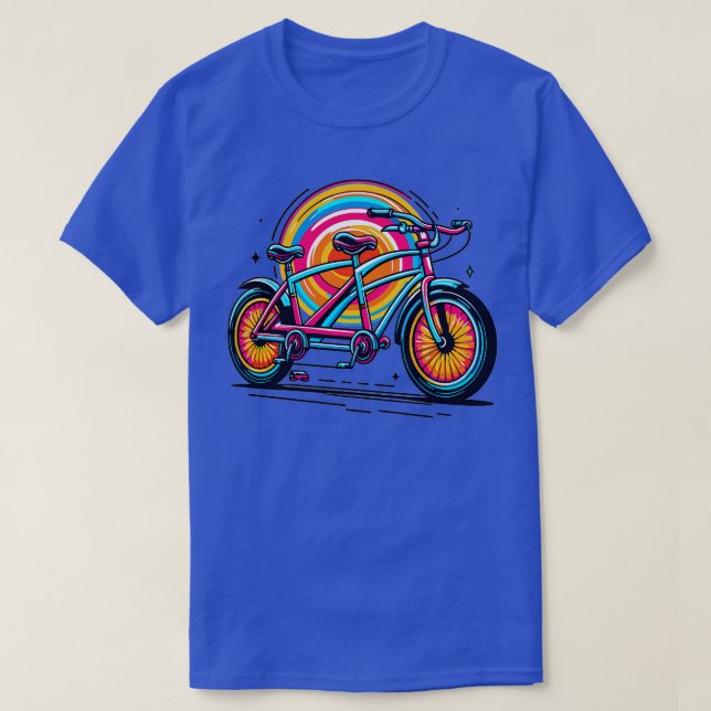 Camiseta Bicicleta tándem 3 (Diseño del anverso)