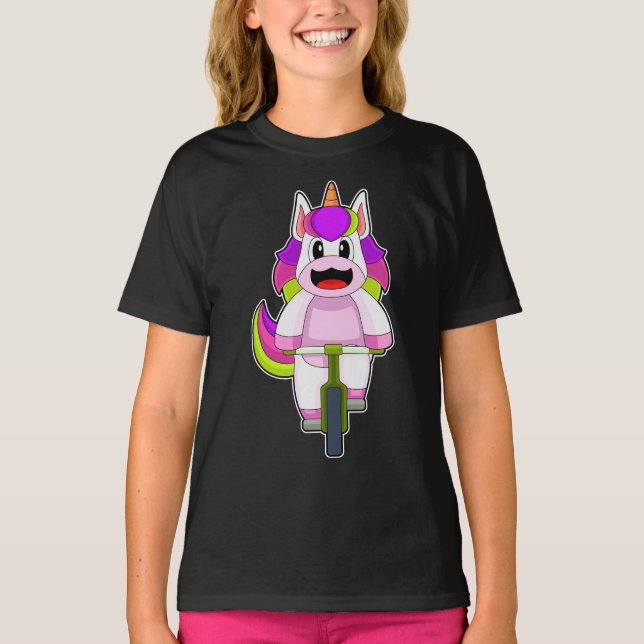 Camiseta Bicicleta Unicornio (Anverso)