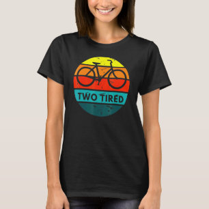 Camiseta Bicicleta Vintage con dos neumáticos