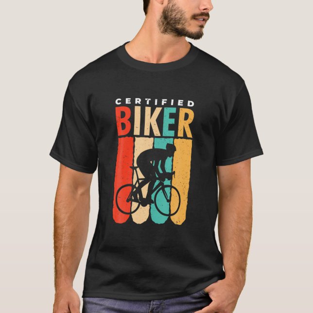 Camiseta Bicicleta Vintage de montaña Retro en bicicleta (Anverso)