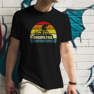 Camiseta Bicicleta Vintage Funny Cycopathures