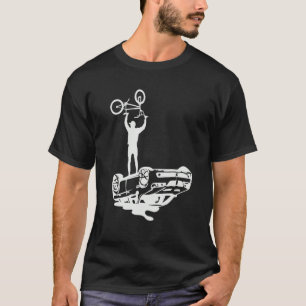 Camiseta Bicicleta vs Bicicleta Bicicleta BMX Stunt Dirt Bi