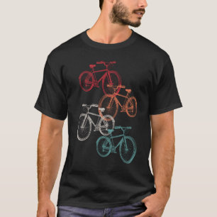 Camiseta Bicicletas coloridas