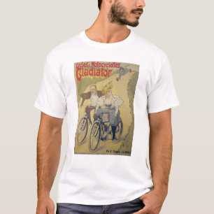 Camiseta Bicicletas del gladiador de la publicidad de