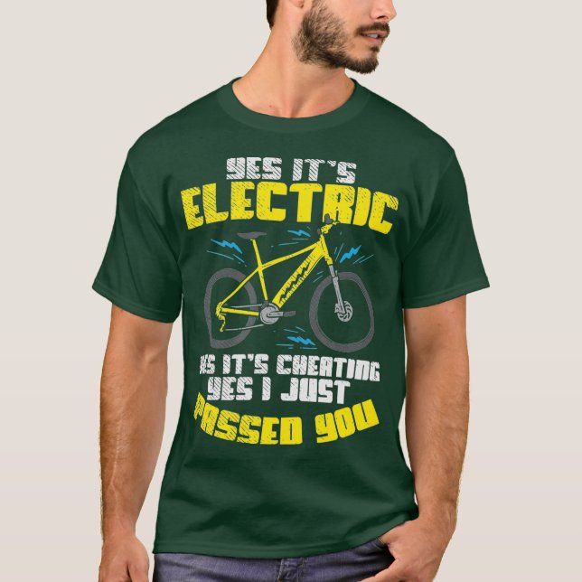 Camiseta Bicicletas Eléctricas para Adultos Sí Eléctricas (Anverso)