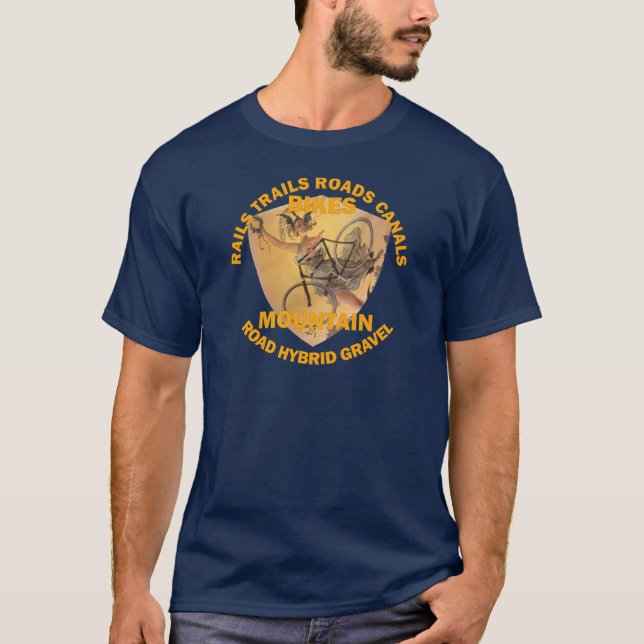 CAMISETA BICICLETAS HÍBRIDAS DE LA MONTAÑA MTB DE BICICLETA (Anverso)