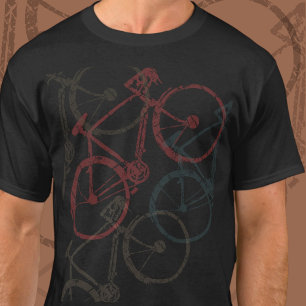 Camiseta Bicicletas superpuestas. Opacity Bicycles T-Shirt