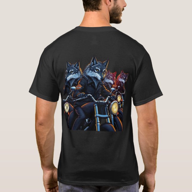 Camiseta Bicicletas Wolf Pack (Reverso)