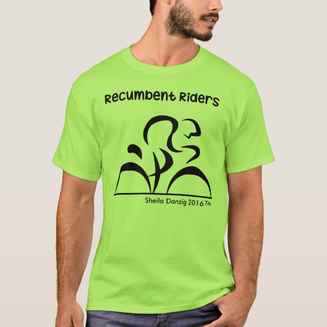 Camiseta Bicis reclinadas de los jinetes (Anverso)