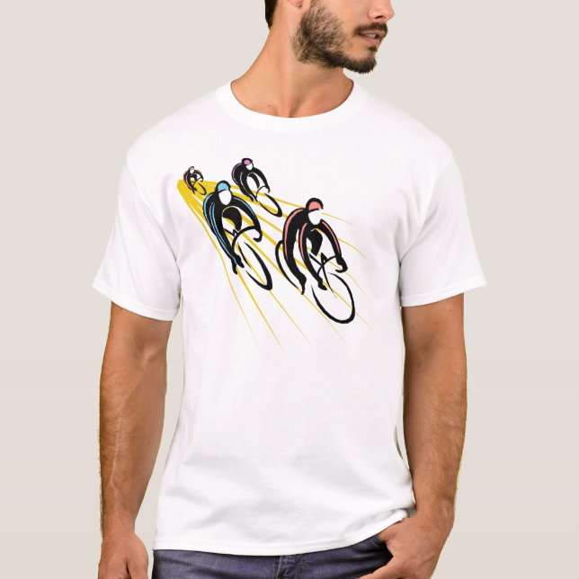Camiseta bick, bicicleta, ciclo, bici del empuje (Anverso)