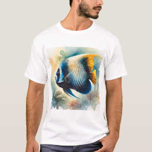 Camiseta Bicolor Angelfish 120924AREF103 - Watercolor
