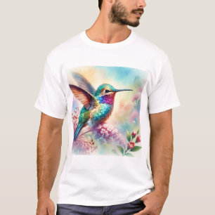 Camiseta Bicolor Hummingbird 171024AREF131 - Watercolor
