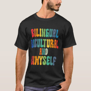 Camiseta Bicultural Bilingüe Y Bimyself Asl Deaf Awarene