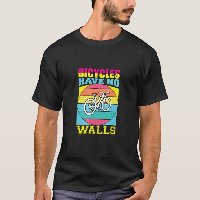 Camiseta Bicycling Biker Cyclist Athlete marathon Bicycle (Anverso)