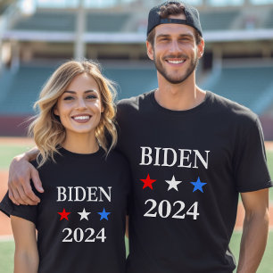 Camiseta Biden 2024 Presidente de los Estados Unidos Tres e