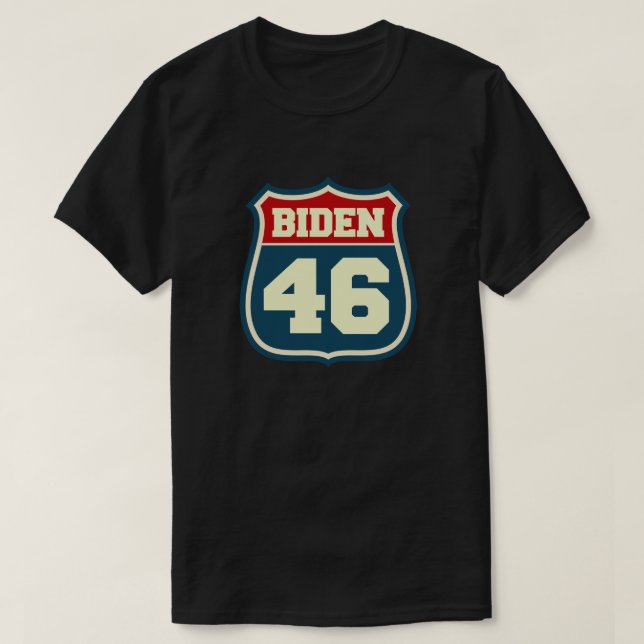 Camiseta Biden 46 - Celebración elegida de Joe Biden 46 (Diseño del anverso)