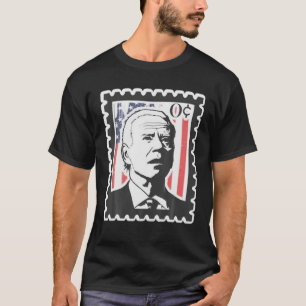 Camiseta Biden Céntimos Estampilla 0 Presidente Biden No Cé